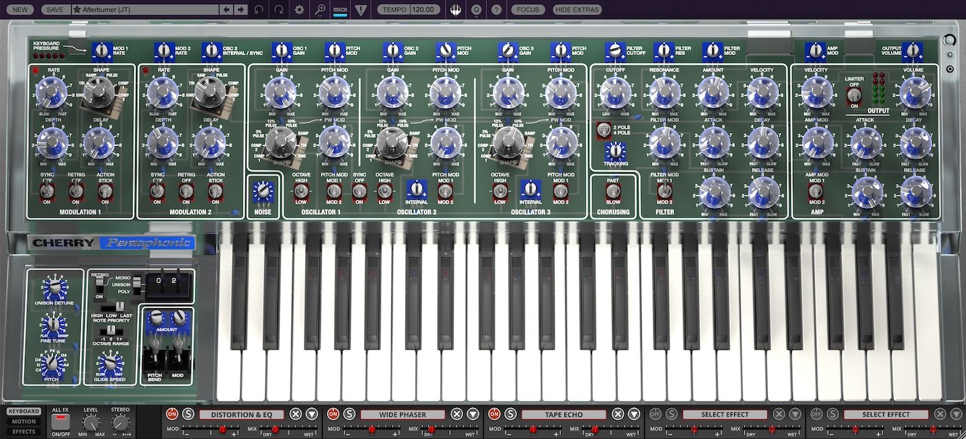 Cherry Audio Pentaphonic UI