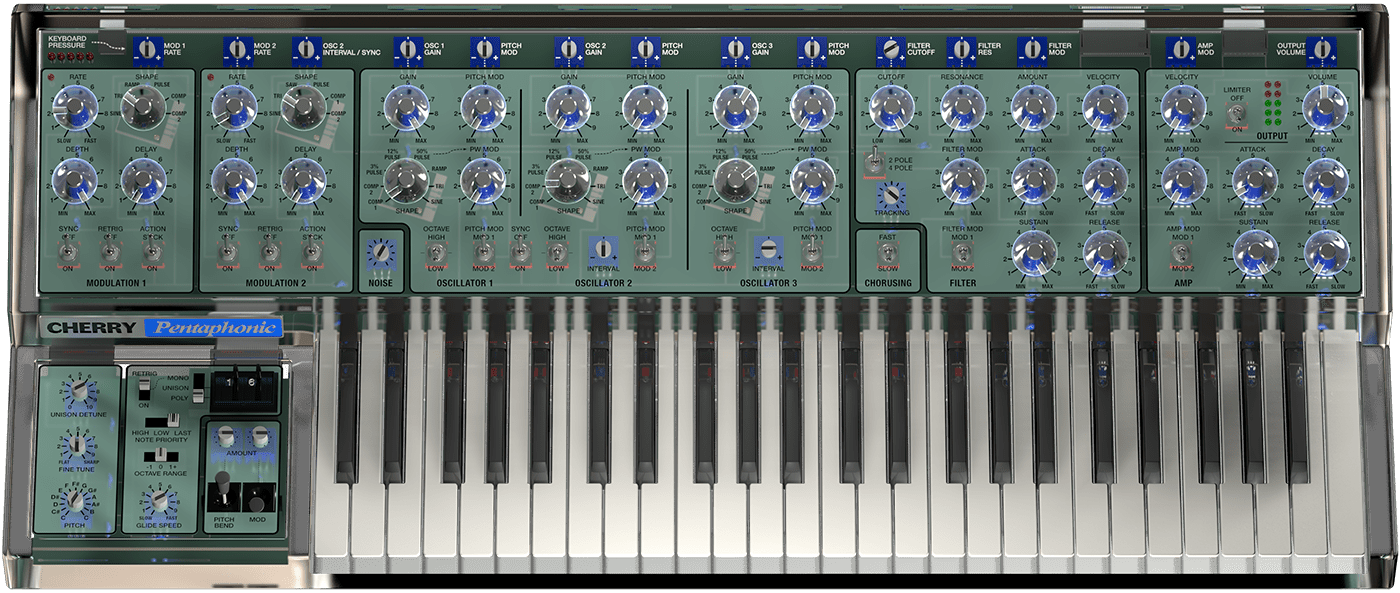 Cherry Audio Pentaphonic UI