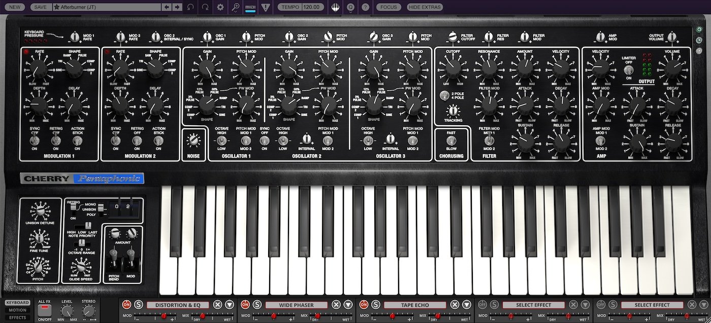 Cherry Audio Pentaphonic UI