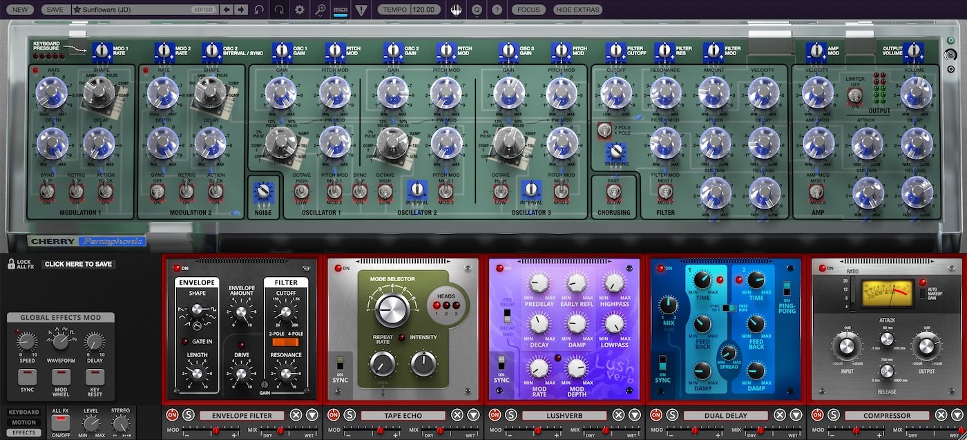 Cherry Audio Pentaphonic UI