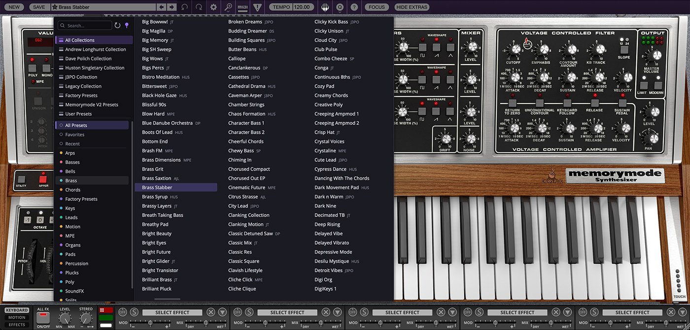 Cherry Audio Memorymode 2 - UI Presets