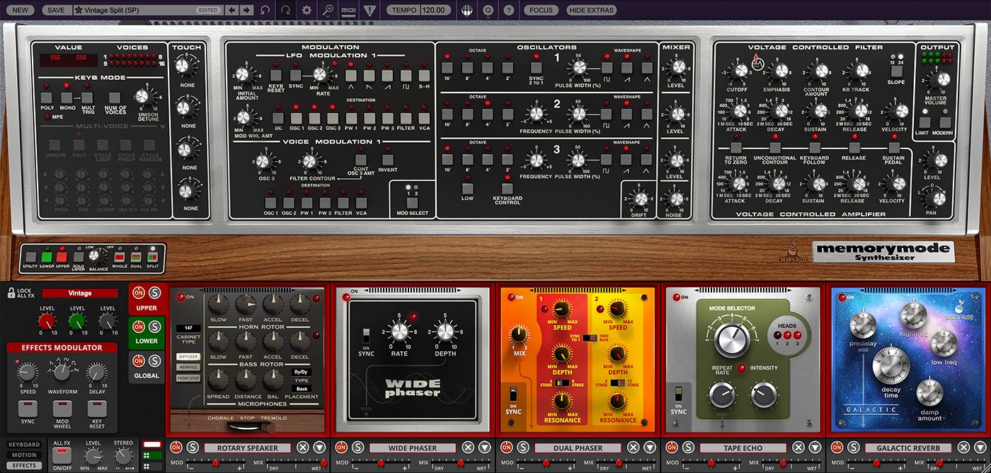 Cherry Audio Memorymode 2 - UI Effects Panel