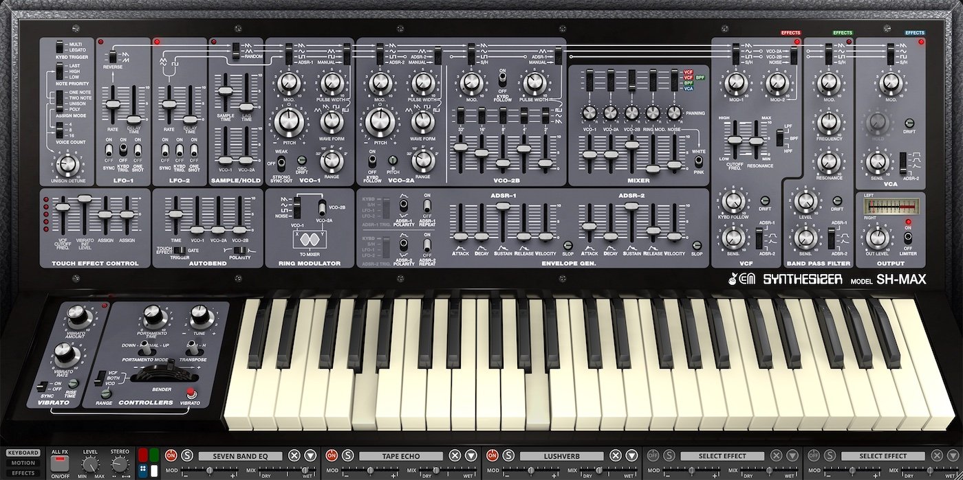 SH-MAX Synthesizer Cherry Audio