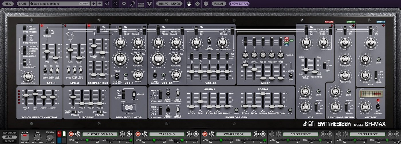 SH-MAX Synthesizer Cherry Audio