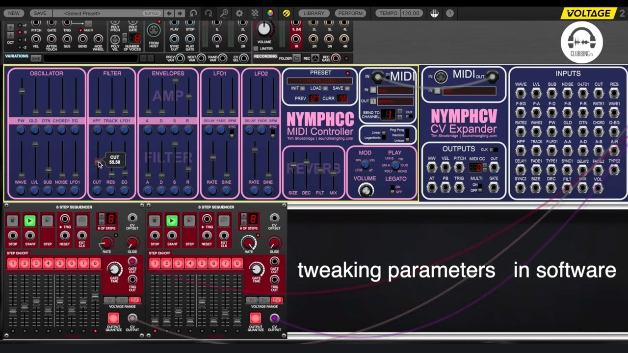 Starsky Carr Reviews Nymphes and Voltage Modular Controllers on Clubbing TV
