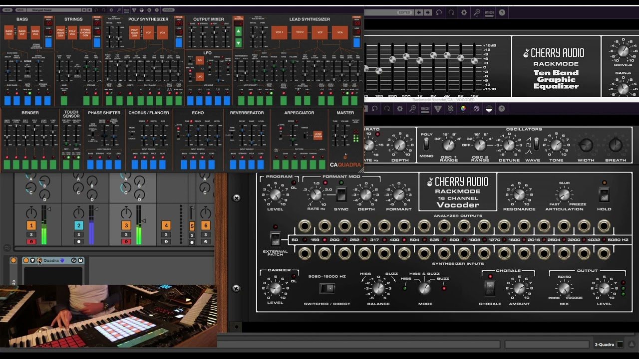 Huston Singletary Demos Rackmode Vocoder and Quadra